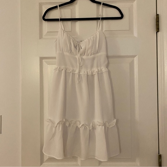 BCBG White Mini Dress - Picture 5 of 7